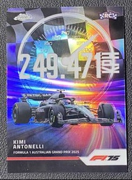 Topps Chrome F1 Kimi Antonelli RC F1 card  F1賽車卡