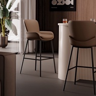 Simple Light Modern Bar Chair Kitchen Island High Chair Foreground Household Chair