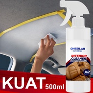 【Ready Stock】car interior cleaner 500ML - [100% ORIGINAL] OHSOLAH X2 Dashboard interior cleaner - fa
