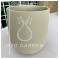 H2O - Minimalist Style Cement Pot 简约式花盆