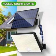 400 LED Solar Powered Wall Light, Solar Outdoor Light, Solar Wall Light With Motion Sensor, Outdoor 