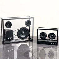 HIFI sound quality bookshelf Bluetooth speaker AUX computer voice box creative decoration retro tran