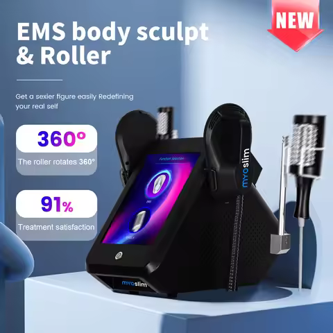 2 in 1 EMS RF Endos Roller Muscle Stimulator Body Slimming Machine Cellulite Reduction Inner Endo Ro