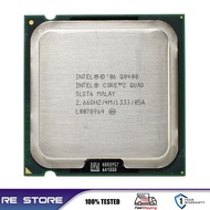 ถูกใช้ Q8400 INTEL CORE 2 QUAD เครื่องประมวลผลซีพียู2.66GHz 4MB แคช FSB 1333เดสก์ท็อป LGA 775 CPD