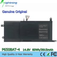New P650BAT-4 Genuine Battery for Clevo P650SA P650SE P651SG Sager NP8650 NP8651 NP8652