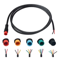 baluoqi Extension Cable 2Pin/3Pin/4Pin/5Pin/6Pin Waterproof Plug with A Single Connector DIY Ebike L