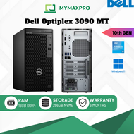 PC i5 / i7 Dell Optiplex 3090 MT Intel Core (10th Gen) / 16GB RAM / 256GB NVME / Win 11 Pro (Refurbi