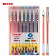 Color Gel Pen Joyko GPC-325 iTech3 1 Set of 8 Colors 0.28 mm