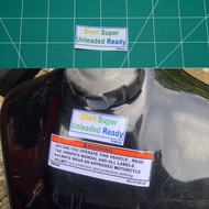 yamaha dt125 gastank label2 sticker