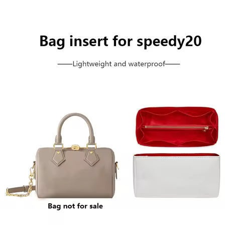 Lightweight Bag Insert For Lv Speedy20 Waterproof Bag Organizer Insert Storage Bag Support Bag Repla