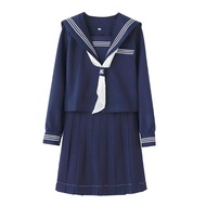 Đồng phục thủy thủ đồng phục Tay áo dài đóng vai đồng phục JK đồng phục học sinh đồng phục xác thực