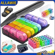 Weekly Pill Box Storage Box 7-day Pill Box Large Pill Box Organizer Daily 3-time Pill Box Medicine S