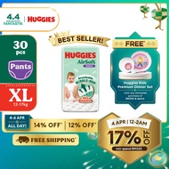 HUGGIES AirSoft Pants Diapers XL30 (1 pack) Breathable and soft diapers for baby