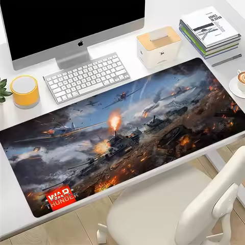 War Thunder Large Mouse Pad Gaming Mousepad PC Gamer Computer Office Mouse Mat Silicone Keyboard Mat