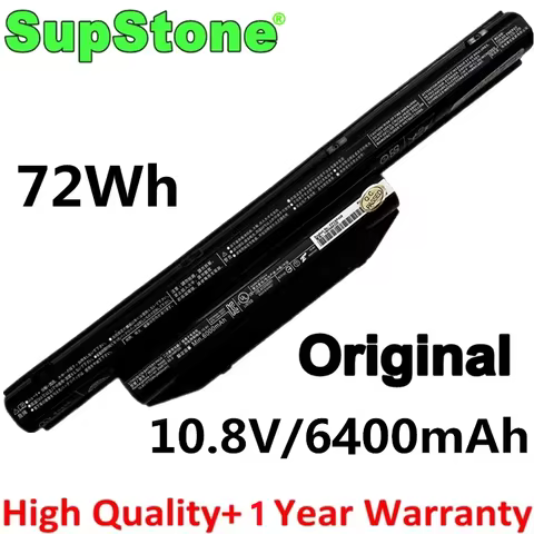 SupStone 72Wh Original FPCBP404 FPCBP405 Laptop Battery For Fujitsu LifeBook A544 AH564 E733 SH904 F