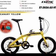 Sepeda Lipat Exotic 20 Inch Et-2026 Ax-Vt Laelajannah357