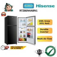 2026 Hisense Refrigerator 2 Door Inverter 240L Fridge Peti Sejuk Peti Ais 2 Pintu Inverter Murah 冰箱 