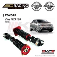 Toyota Vios NCP150 2013+ - BC Racing V1 Fully Adjustable Suspension / Coilover