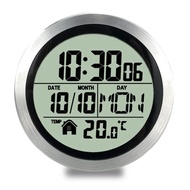 Digital Shower Clock Waterproof Bathroom Timer Clock Digital Kitchen Wall Clock No Punching Suction