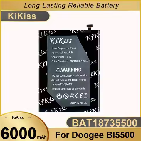 6000Mah BAT18735500 For Doogee BL5500 Long-Lasting Performance Mobile Phone Battery