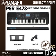 Yamaha Keyboards PSR-E473 61-Keys Portable Keyboard with Original Adapter (PSRE473 / PSR E473)