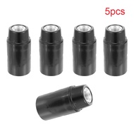 Pack of 5 E14 Base Bulb Adapter Bulbs Head Light Converter to E14 Lamp Holder Bulb Socket Black