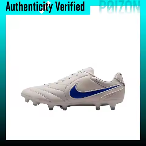 Nike Tiempo Ligera Soccer Shoes Unisex Low-top Pink White/White/Racing Blue HQ3158-101