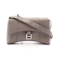 【二手】BALENCIAGA世家 (Balenciaga) DOWNTOWN XS 灰色皮革女單肩包