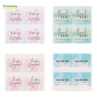 JOWENTY 100PCS Thank You Stickers Watercolor Pink Blue Party Supplies Gift Gorgeous