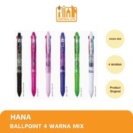 BALLPOINT BALLPEN/ HANA MIX 4 COLOR PEN/