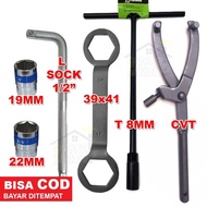 HONDA AND YAMAHA CVT KEY PACKAGE CVT DISASSEMBLY TOOL CVT KEY CVT TRACKER/ CVT SET PACKAGE (6PCS)