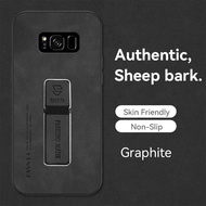 For Samsung Galaxy S8 Plus Case Hard Shockproof PU Leather Back Cover For Samsung GalaxyS8Plus Phone Casing Bracket Holder