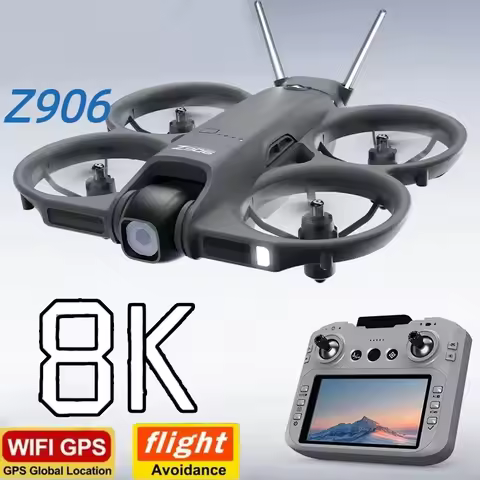 Z906 Drone 4K HD 4.3-inch Large Screen Aerial Intelligent Avoiding Obstacle Remote Control Folding P