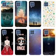 Samsung Galaxy M22 Case Cartoon Silicone TPU Back Cover Samsung M22 M 22 GalaxyM22 Soft Phone Casing