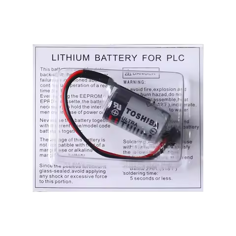 2000mAh ER6V TOSHIBA PLC Battery for Mitsubishi M64 System Compiler 3.6V Lithium Li-ion Backup Batte