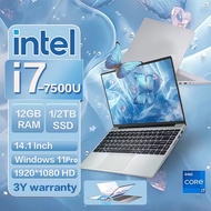 Portable i7 Laptop Computer Windows 11  Pro Intel Core i7 7500U Laptops 12GB RAM 1TB 2TB SSD 14.1 In