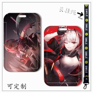 Arknights W DIY Student Card Set Campus Card Bus Card Holder Personal ID Card Bank Card MRT Card Cas