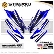 HONDA STRIPING WINHONDA MOTIF 88/ WIN 100 STICKER/ WIN STICKER/ STICKER/ STREPING/ STIPING/ STRIPING