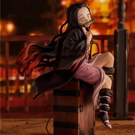 Anime Devil's Blade Kamado Nezuko Backpack Manga Statue Demon Slayer Kimetsu No Yaiba Action Figure Collectible Model Doll Toys