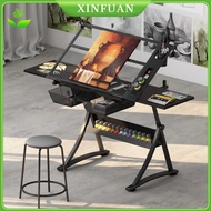 Xinfuan Drafting table architecture Drafting Table drafting table glass with Side Table Painting