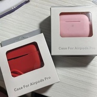 【快速出貨】【YOMIX優迷】Airpods pro 藍芽耳機增厚保護套(附贈掛鉤+防丟繩) 亮麗紅