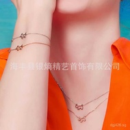 Pure Silver Lock Head S925Exquisite Lightweight Necklace European and American French Puppy French N