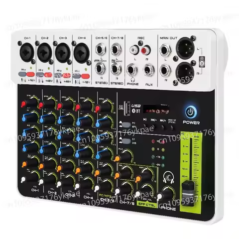 Mixing DJ Controller/Audio Console Mixer Pro Mixer Audio Digital Mixer V8