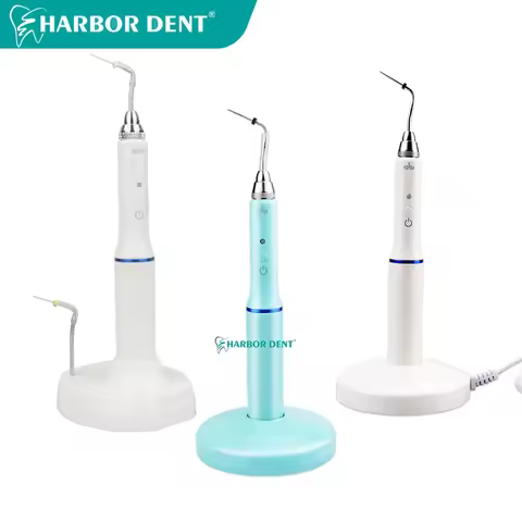 Dental Cordless Gutta Percha Obturation System Endo Heated Pen 2 Tips Rapid Heating Endodontic Root 