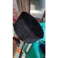 peci songkok hitam bludru motif songkok sultan