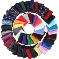 47 Pieces Men Pocket Square Handkerchief Soft Colored Hankies for Party Wedding, Multicoloured, 8.3