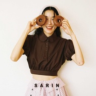 sarin Ami croped shirt เสื้อเชิ้ต ตัวสั้น น่ารักสุดๆ
