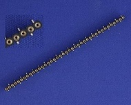 (Qty 4) Proto-Advantage MPH100IMP40F-G-V- 0.1" 40 pin Machine Pin Vertical Female Header SMT Gull-Wi