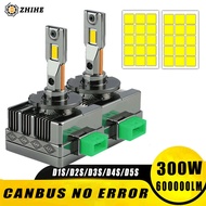 D Series LED Car Headlight Bulb 300W D1S D2S D2H D2R D3S D4S D5S HID Upgrade High Power Penetration 