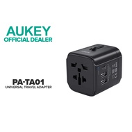 AUKEY PA-TA01 UNIVERSAL TRAVEL ADAPTER WITH USB-C AND USB-A PORTS